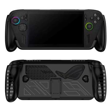 Asus ROG Xbox Ally X (2025)/Ally (2025) TPU-Schutzhülle m. Kickstand - Schwarz