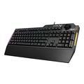 Asus TUF K1 RGB Gaming Tastatur - Nordic Layout - Schwarz