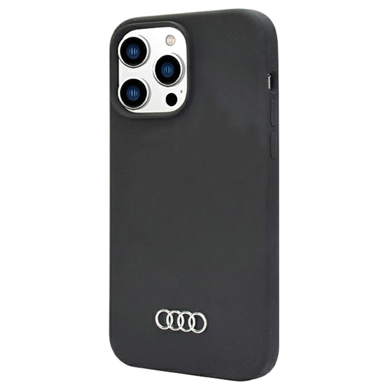 Handyhülle Case iPhone 14 Pro Max Audi Serie Q8 schwarz Echtleder