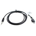 OTB microUSB / 3.5mm Audio Adapter - 1m - Schwarz