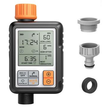 Automatische Gartenbewässerung Bewässerung Timer Lawn Tap Schlauch Sprinkler Timer mit LCD-Bildschirm und Adapter