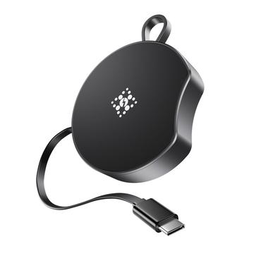 B-31 15W Wireless-Ladegerät mit einziehbarem USB-C-Kabel