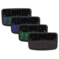 Backlit Wireless Keyboard / Touchpad Für Smart TV A36 - Schwarz