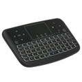 Backlit Wireless Keyboard / Touchpad Für Smart TV A36 - Schwarz