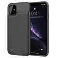 iPhone 11 Backup Akku-Hülle - 6000mAh - Schwarz