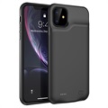 iPhone 11 Backup Akku-Hülle - 6000mAh - Schwarz