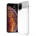 iPhone 11 Pro Backup Akku-Hülle - 5200mAh - Weiß / Grau