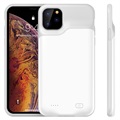 iPhone 11 Pro Backup Akku-Hülle - 5200mAh - Weiß / Grau