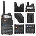 Baofeng UV-5R Dual-Band-Sendeempfänger - Schwarz