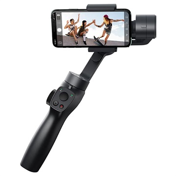 Baseus 3-Achsen Halterung Gimbal Stabilisator SUYT-0G - Dunkelgrau