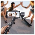 Baseus 3-Achsen Halterung Gimbal Stabilisator SUYT-0G - Dunkelgrau