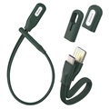 Baseus Bracelt USB Type-C Kabel CATFH-06B - 22cm, 5A - Dunkelgrün
