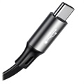 Baseus 3-in-1 Einziehbar USB Kabel - 1.2m