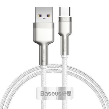 Baseus Cafule Metall Serie USB-A zu USB-C Kabel - 66W, 1m - Weiß