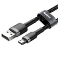 Baseus Cafule MicroUSB Kabel CAMKLF-CG1 - 2m - Grau / Schwarz