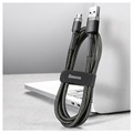 Baseus Cafule MicroUSB Kabel CAMKLF-CG1 - 2m - Grau / Schwarz