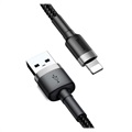 Baseus Cafule USB 2.0 / Lightning Kabel - 1m - Schwarz / Grau