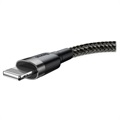 Baseus Cafule USB 2.0 / Lightning Kabel - 1m - Schwarz / Grau