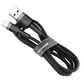 Baseus Cafule USB 2.0 / Lightning Kabel - 1m - Schwarz / Grau