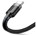 Baseus Cafule USB 2.0 / Type-C Kabel CATKLF-AG1 - 0.5m - Schwarz / Grau