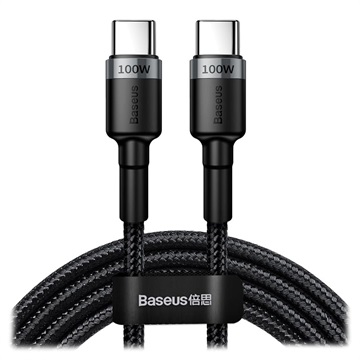 Baseus Cafule USB-C Kabel - 2m - Grau / Schwarz