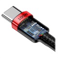 Baseus Cafule USB-C Kabel - 2m - Rot / Schwarz