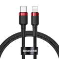 Baseus Cafule USB-C zu Lightning Kabel - 20W, 1m - Schwarz / Rot