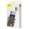 Baseus Card Pocket Universales Stick-On Kartenhalter - Dunkelgrau
