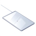 Baseus Card Ultradünnes Qi Ladegerät mit Schnellladefunktion - 15W - Weiß