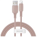 Baseus Colourful USB 2.0 / Lightning Kabel CALDC-04 - 1.2m (Bulk - Befriedigend) - Rosa
