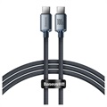 Baseus Crystal Shine USB-C / USB-C Kabel CAJY000701 - 2m - Schwarz