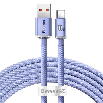 Baseus Crystal Shine USB-A / USB-C Kabel - 1.2m, 100W