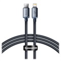 Baseus Crystal Shine USB-C / Lightning Kabel CAJY000201 - 1.2m - Schwarz