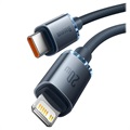 Baseus Crystal Shine USB-C / Lightning Kabel CAJY000201 - 1.2m - Schwarz
