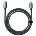 Baseus Crystal Shine USB-C / Lightning Kabel CAJY000201 - 1.2m - Schwarz