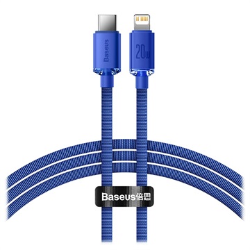 Baseus Crystal Shine USB-C / Lightning Kabel CAJY000203 - 1.2m - Blau