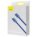 Baseus Crystal Shine USB-C / Lightning Kabel CAJY000203 - 1.2m - Blau