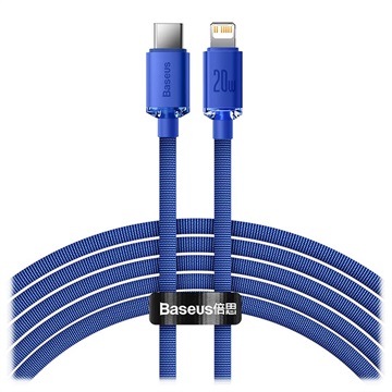 Baseus Crystal Shine USB-C / Lightning Kabel CAJY000303 - 2m - Blau