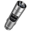 Baseus Energy Column Kfz-Ladegerät / Bluetooth FM Transmitter - Silber