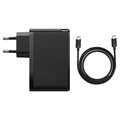 Baseus GaN2 Pro 2xUSB & 2xUSB-C Schnell Ladegerät - 100W - Schwarz