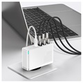 Baseus GaN2 Pro 2xUSB & 2xUSB-C Schnell Ladegerät - 100W - Weiß