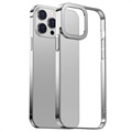 Baseus Glitter Serie iPhone 13 Pro Cover - Silber