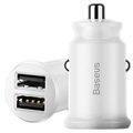 Baseus Grain Mini Smart Dual USB Kfz-Ladegerät - 3.1A - Weiß