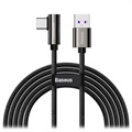 Baseus Legend Series Nylon-Geflochtenes USB-C Kabel 66W - 2m - Schwarz