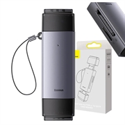 Baseus Lite Series SD/TF-Speicherkartenleser WKQX060113, USB + USB-C - grau