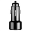 Baseus Magic USB Und USB-C QC&PD Kfz-Ladegerät - 45W - Schwarz