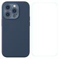 Baseus Magnetische iPhone 14 Pro Max Flüssigsilikonhülle - Blau