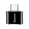 Baseus Mini CATOTG-01 USB-A / USB-C OTG Adapter - Schwarz