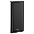 Baseus Mini JA 2xUSB & USB-C Powerbank - 30000mAh - Schwarz