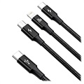 Baseus Rapid 3-in-1 USB Typ-C Kabel CAMLT-SC01 - 1.5m - Schwarz